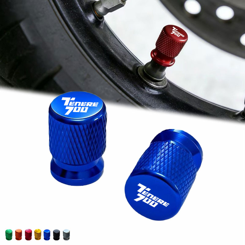 Motorcycle Valve Cover - 2PCS Capuchons de valve en alliage