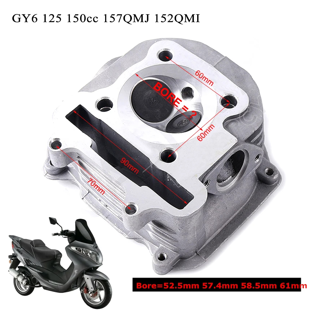 Engine Parts Motorcycle - Tête de cyclomoteur avec 6 intervalles,