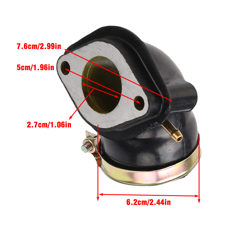 Tuyau d'admission Gy6 230cc po - Motorcycle Carburetor avis et prix